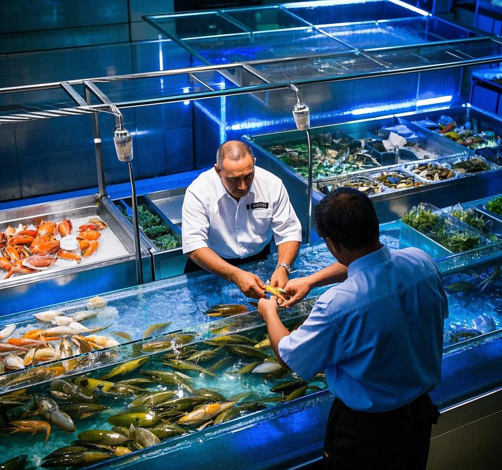 海鲜池、成都鱼缸厂家、成都定做鱼缸、酒店海鲜池、商超海鲜池、超市河鲜池、河鲜池、亚克力大型鱼缸、观赏鱼缸