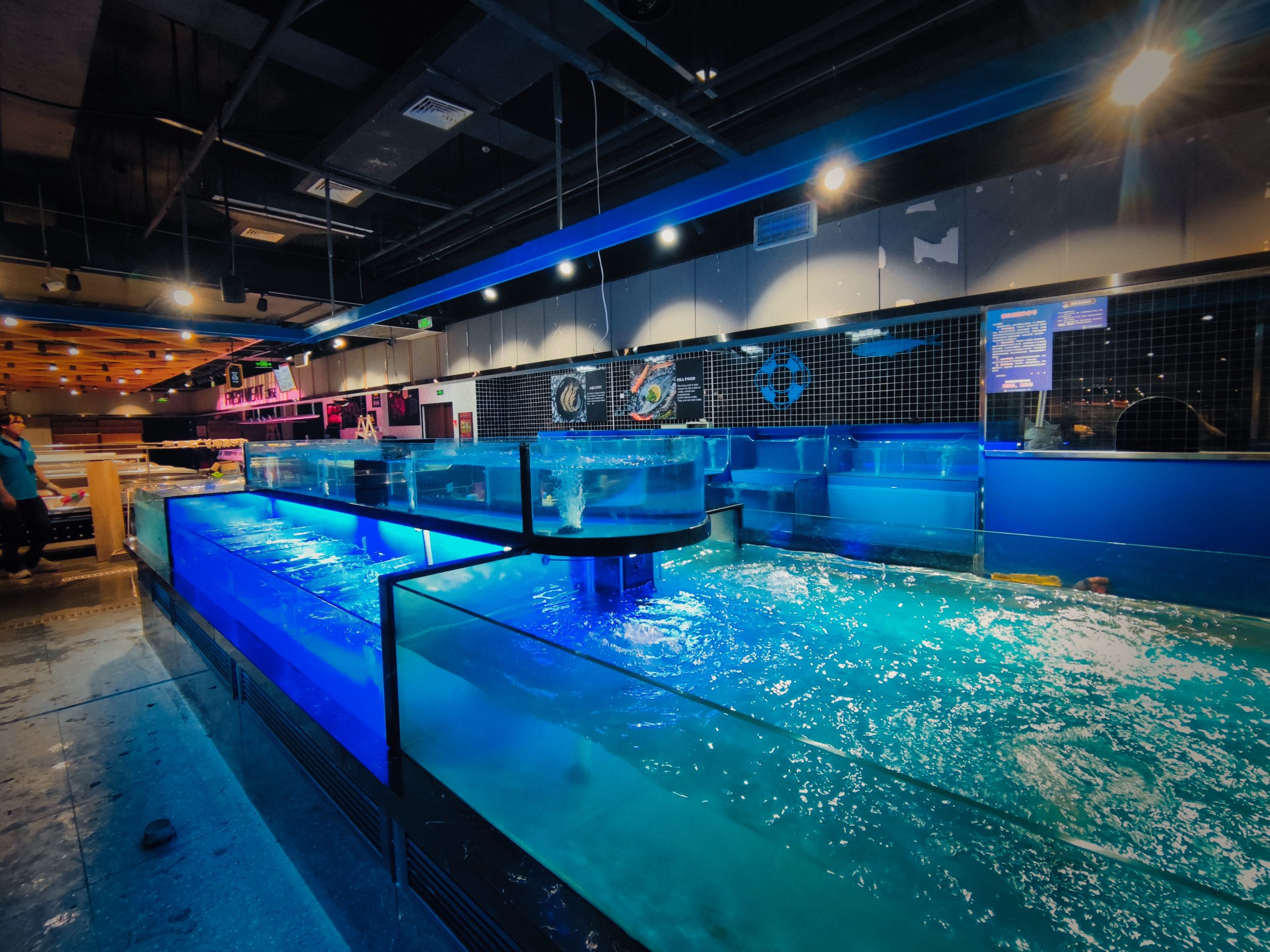 商超鱼缸-四川省德阳市中江县上海华联超市京基广场店