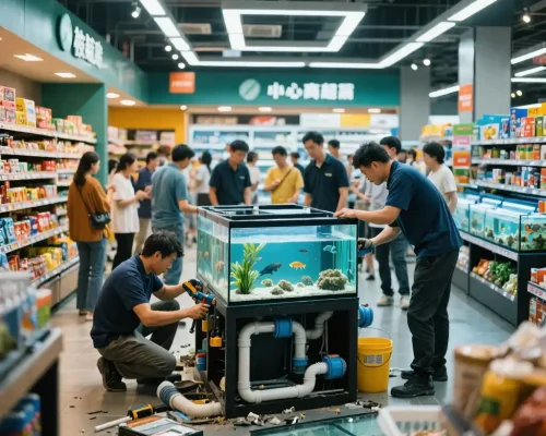 中小型商超鱼缸改造